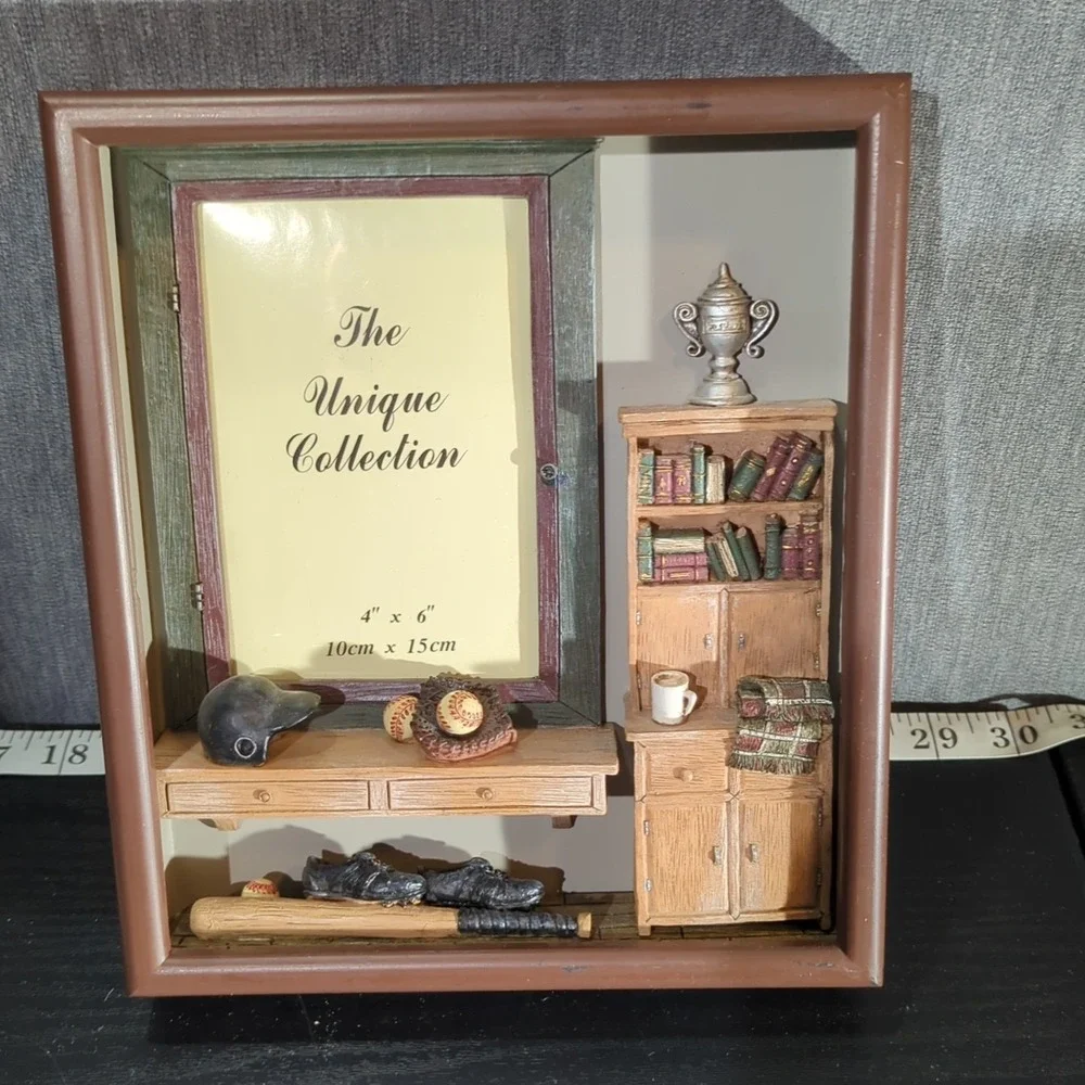 The Unique Collection 4x6 Sport S Decorative Picture Frame Office Man Cave
